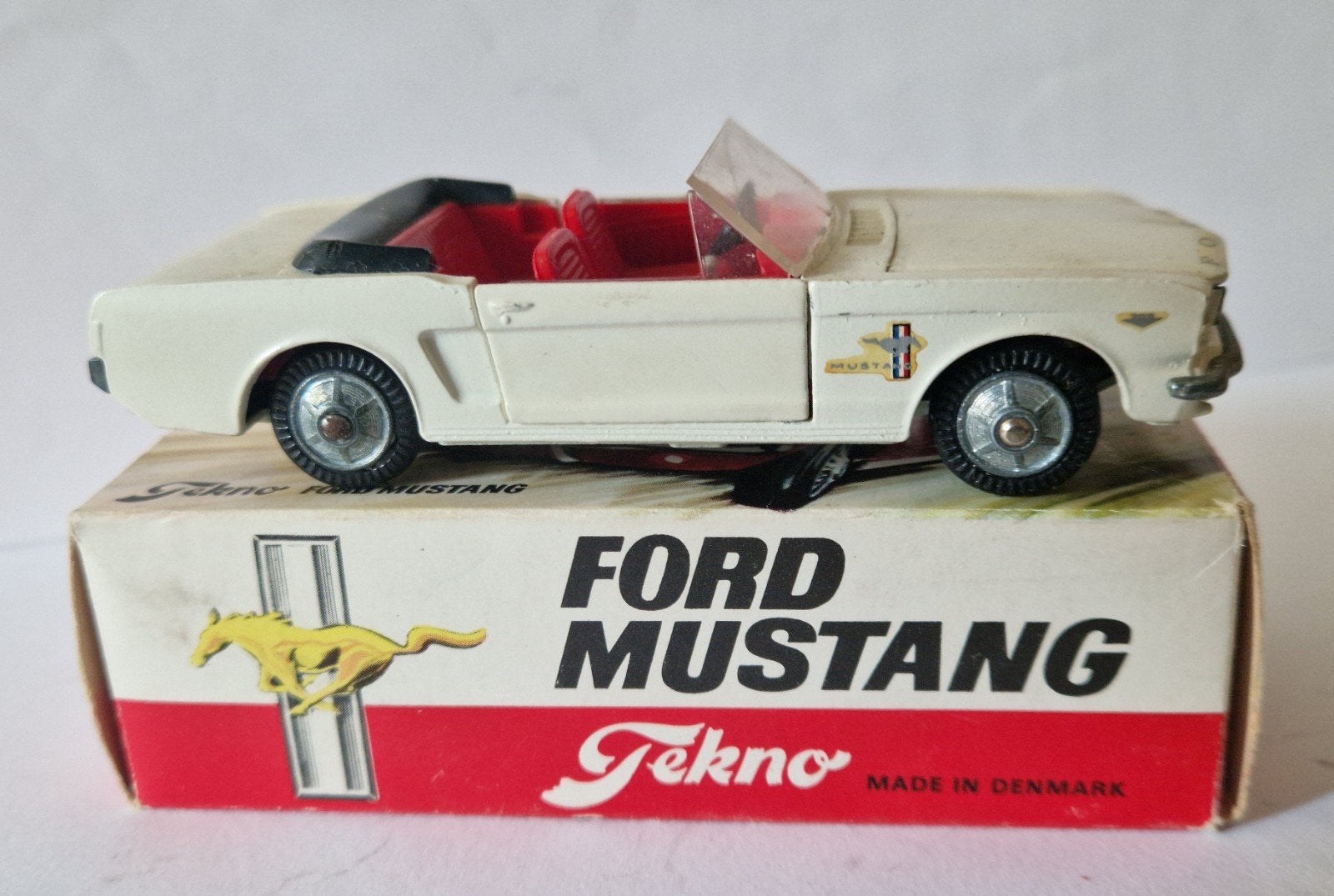 Tekno Denmark 834 Ford Mustang Cabriolet, Verzenden, Zo goed als nieuw, Auto, Overige merken