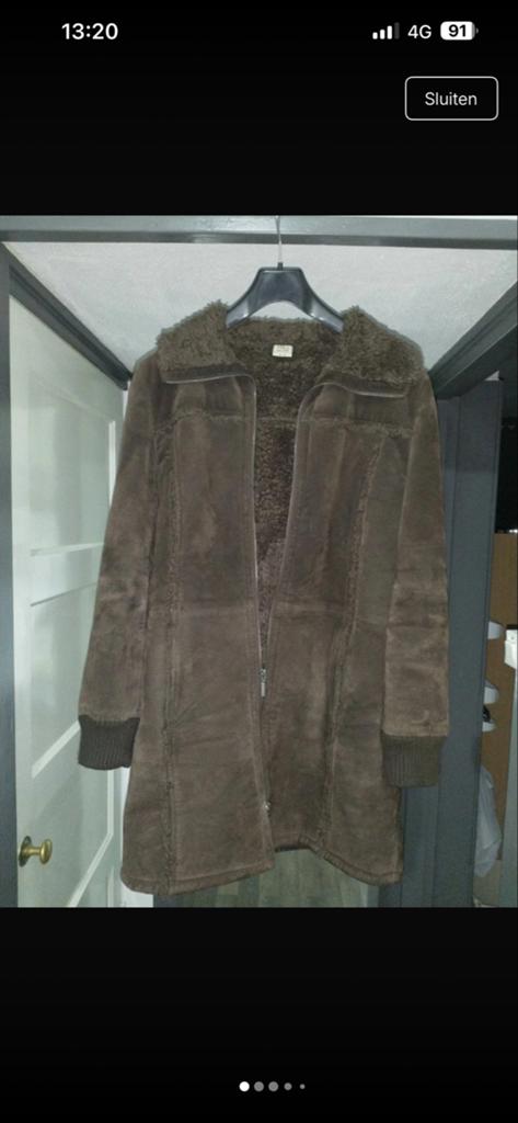 M&S Mode Bruine Winterjas Maat 38, Ophalen of Verzenden, Zo goed als nieuw, Maat 38/40 (M), Bruin
