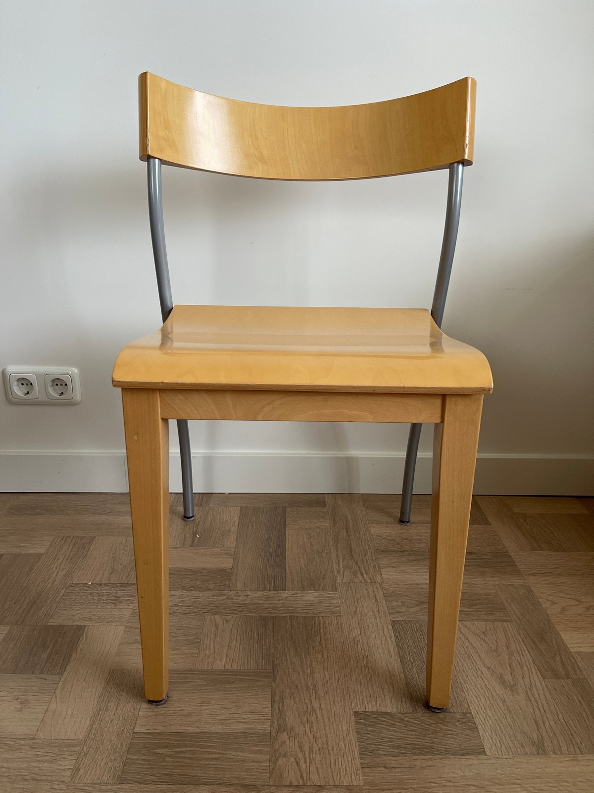 Vintage IKEA Nordisk eetkamer/bureau stapelstoel, set van 6, Ophalen, Gebruikt, Overige kleuren, Vijf, Zes of meer stoelen