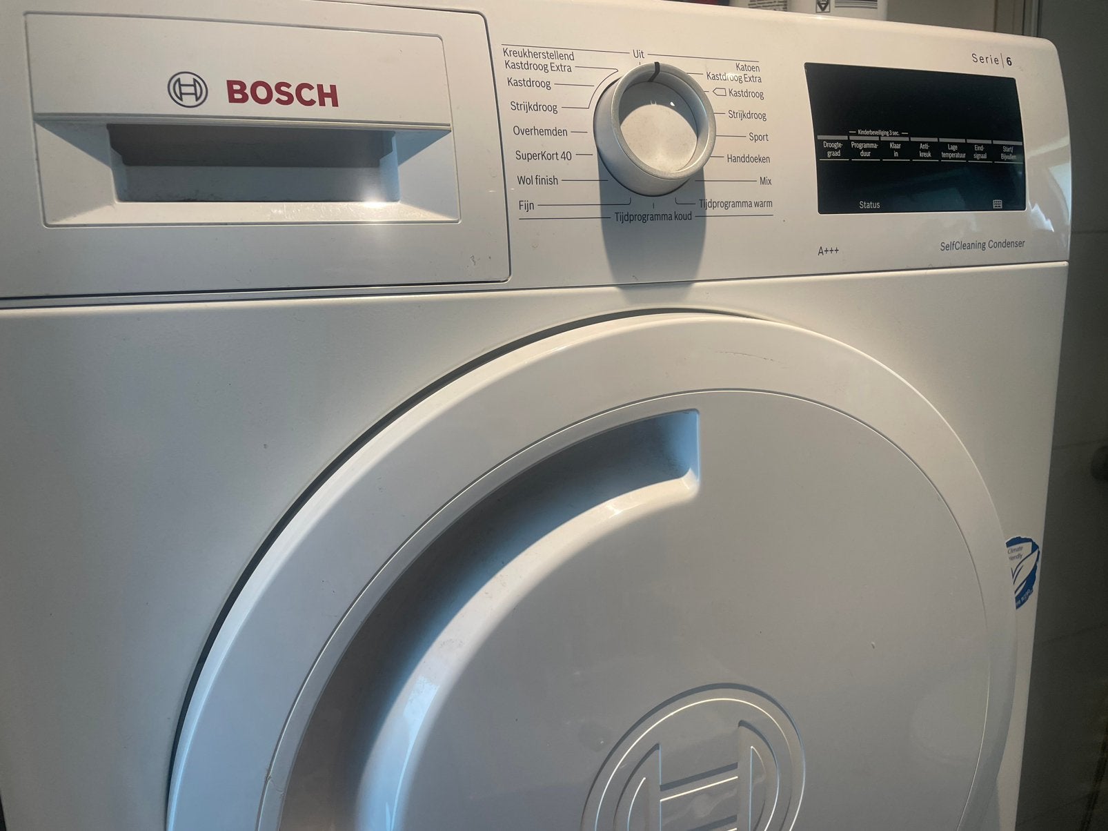 Bosch set 8kg, Ophalen, 6 tot 8 kg, Zo goed als nieuw, 85 tot 90 cm