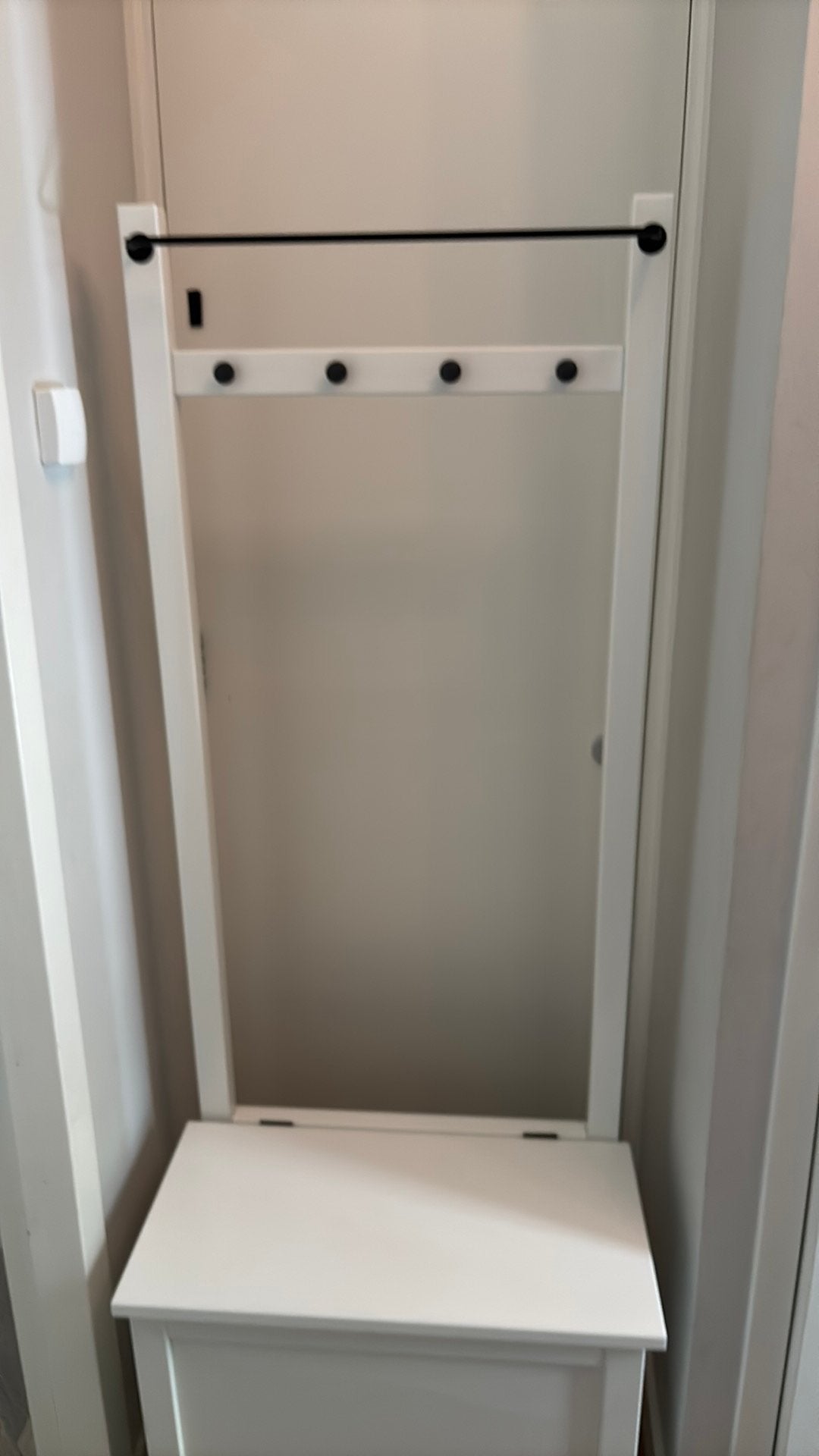 Ikea Hemnes kapstok opberger wit, Gebruikt, 100 tot 150 cm, Hout, Ophalen