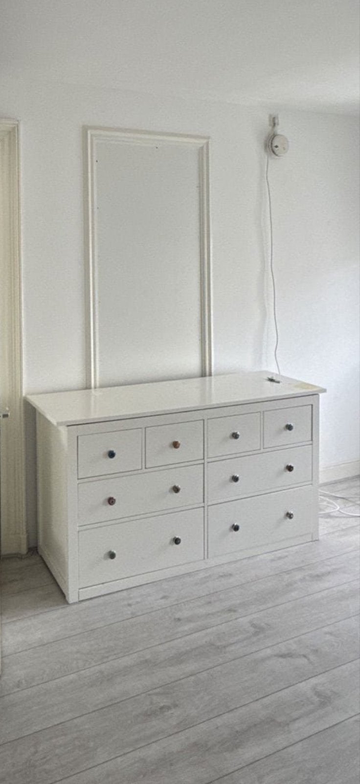 Ikea Ladekast / Kaptafel - Wit, Gebruikt, 100 tot 150 cm, Ophalen of Verzenden, Met lade(s)