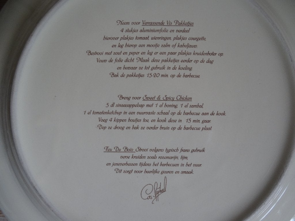 Servies, Jet (by Ter Steege), BARBECUE LIFE, als nieuw, Huis en Inrichting, Keuken | Servies, Overige typen, Ophalen of Verzenden