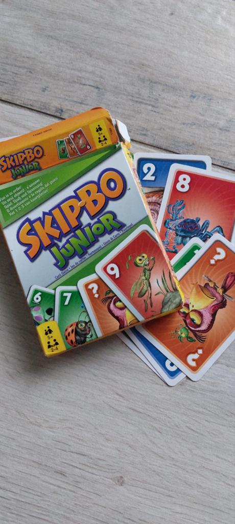 Skip-Bo Junior Kaartspel - Leuk voor het hele gezin!, Een of twee spelers, Ophalen, Zo goed als nieuw