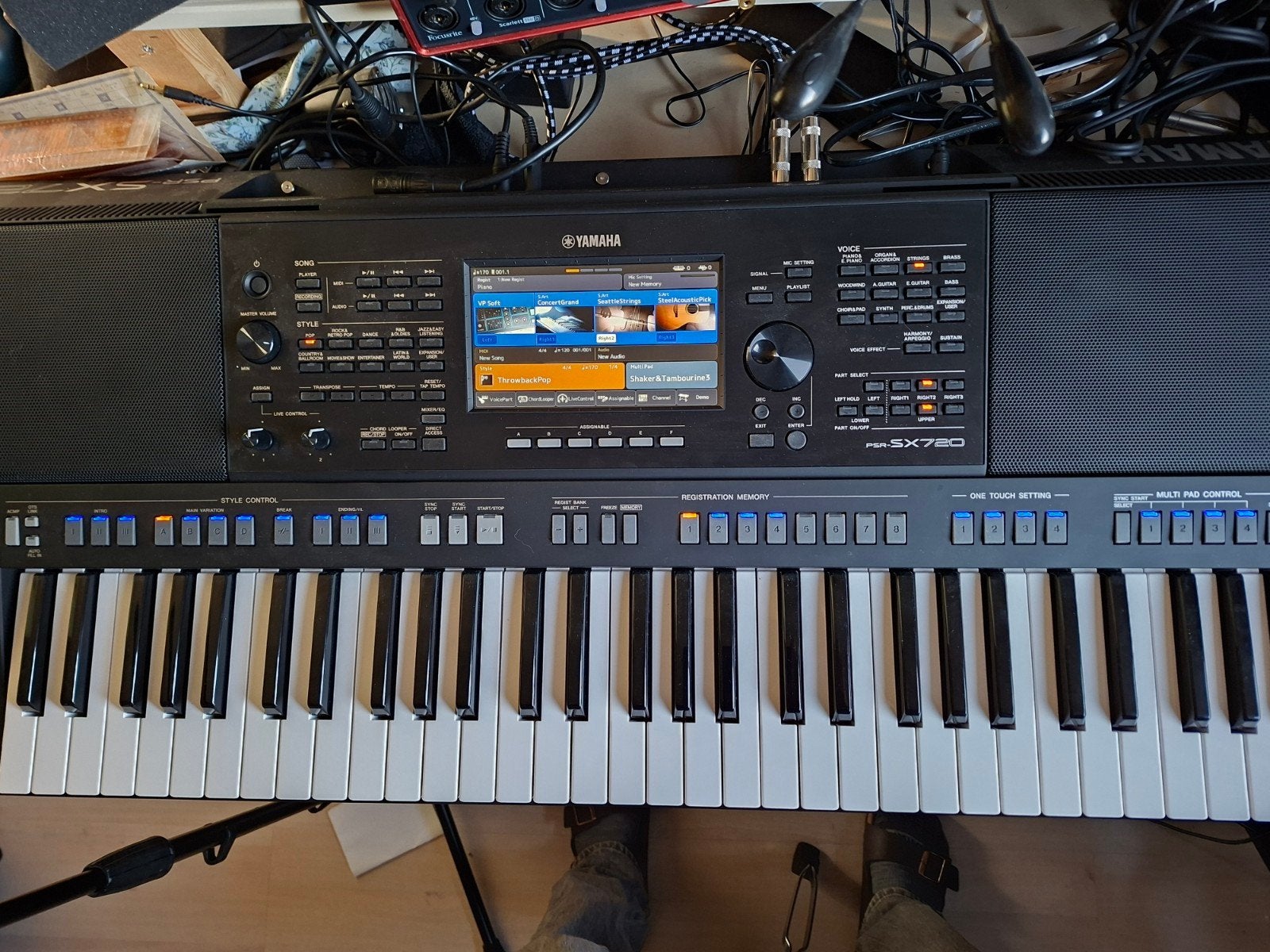 Yamaha PSR-SX720 Keyboard - Zo goed als nieuw, Muziek en Instrumenten, Ophalen, 61 toetsen, Yamaha, Zo goed als nieuw