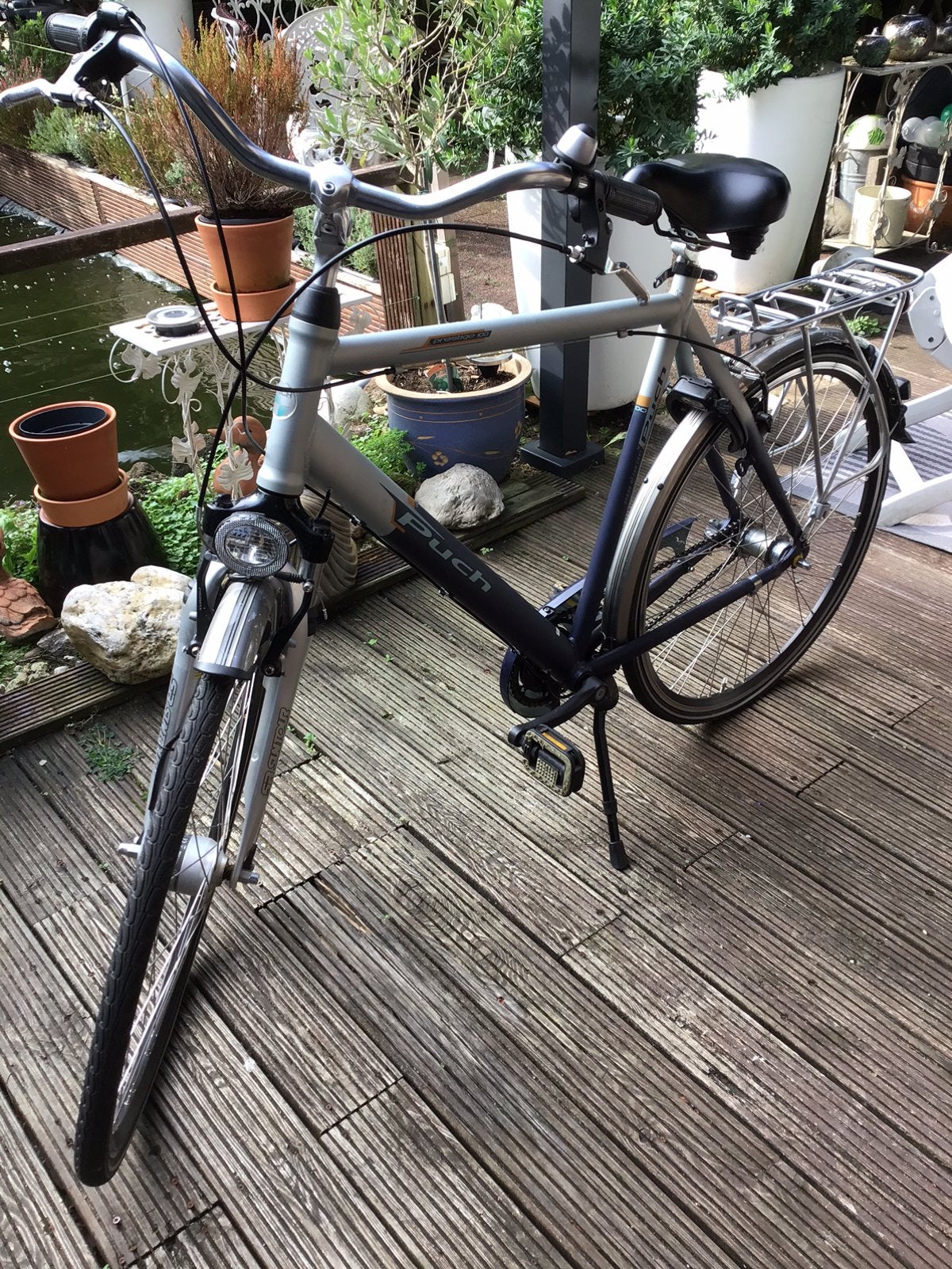 Te koop zeer mooie herenfiets merk Puch prijs 200,00, Velgrem, Versnellingen, Zo goed als nieuw, 61 tot 65 cm