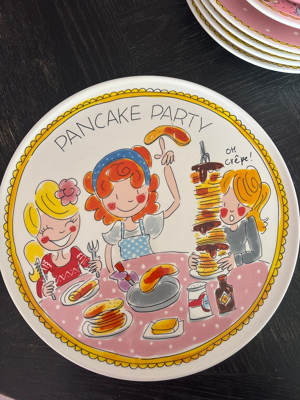 Blond Amsterdam Pancake Party bord, Nieuw, Ophalen of Verzenden, Bord(en), Modern