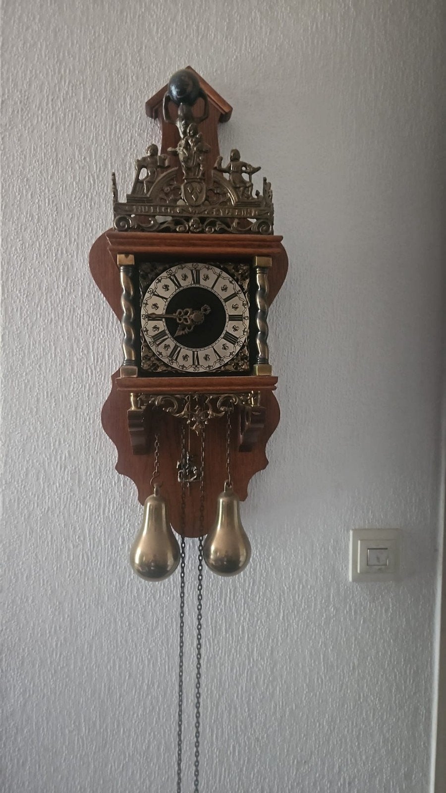 Antieke Friese Staartklok - Traditioneel Design, Ophalen of Verzenden
