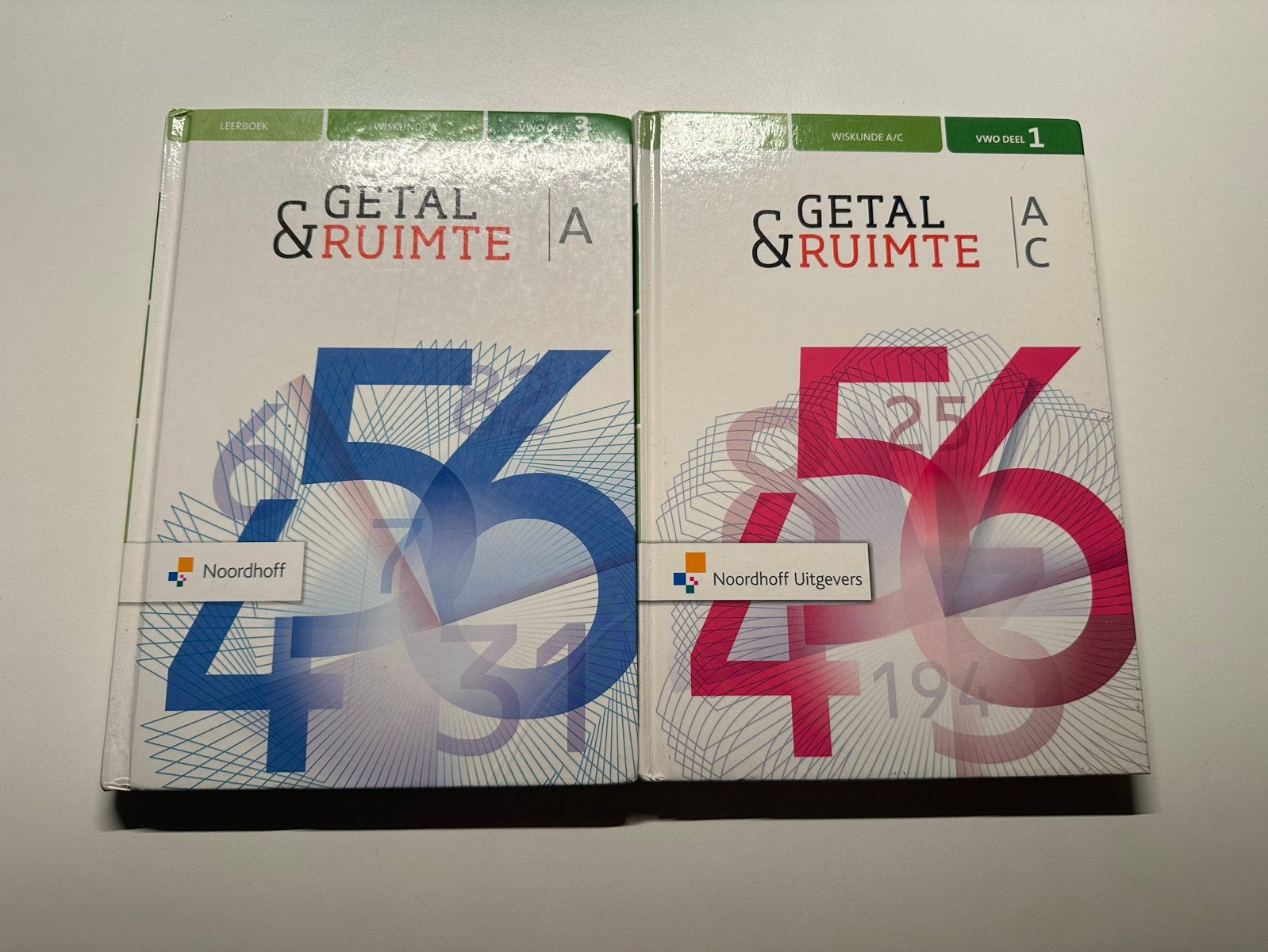 Getal & Ruimte Wiskunde A VWO + uitwerkingenboeken, Ophalen of Verzenden, Zo goed als nieuw, VWO, Wiskunde A