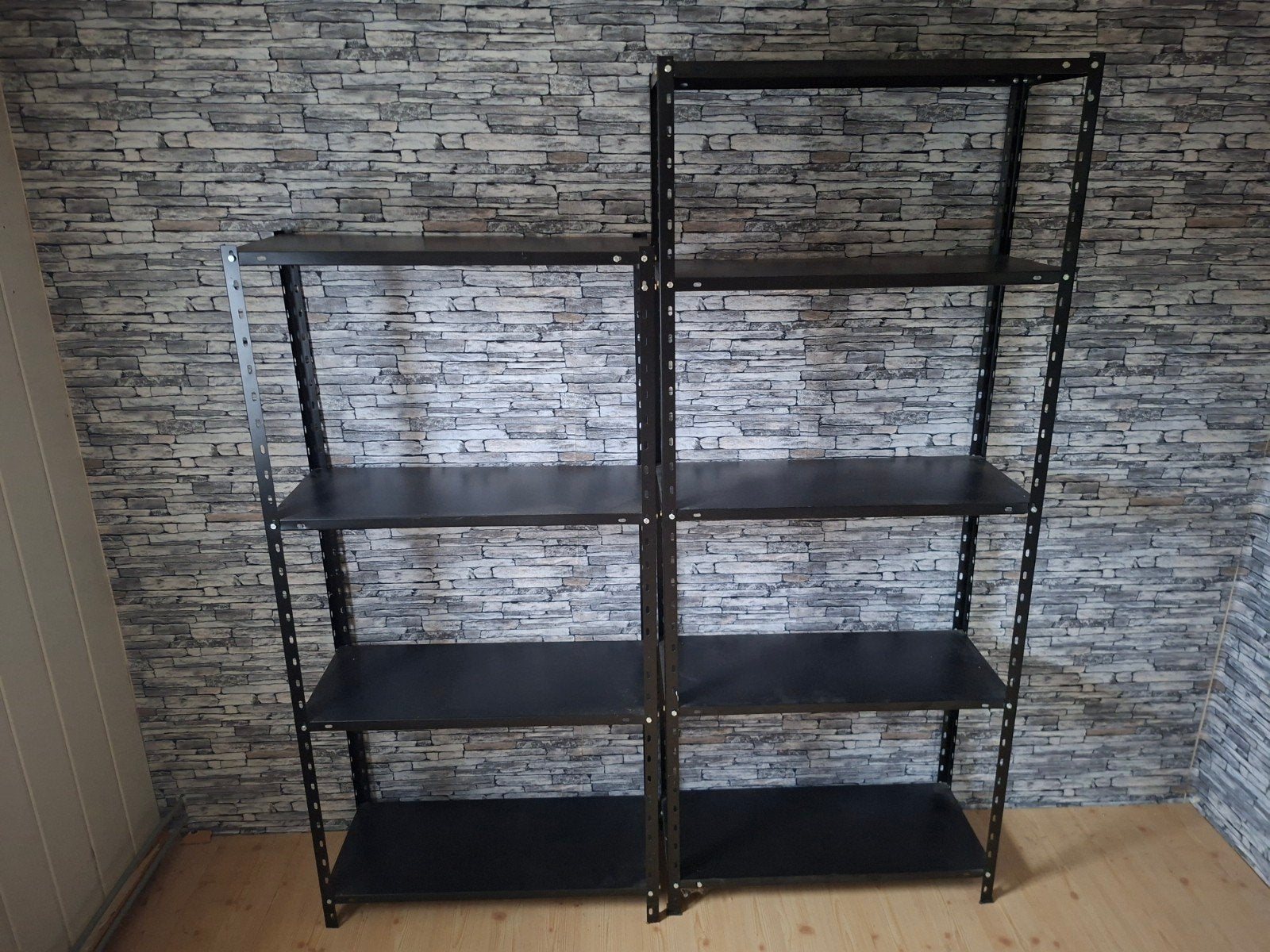 2st stellingkast zwart metaal, Ophalen