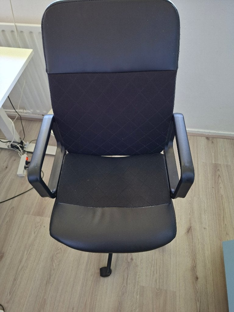 Bureaustoel, Ophalen, Gebruikt, Zwart, Bureaustoel