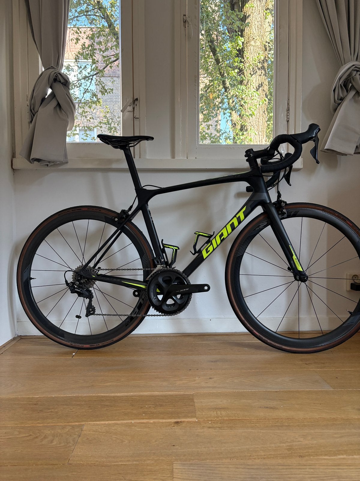 Giant TCR Advanced | 2022 | Shimano 105 | Carbon Wielset, Ophalen, 28 inch, Carbon, Giant