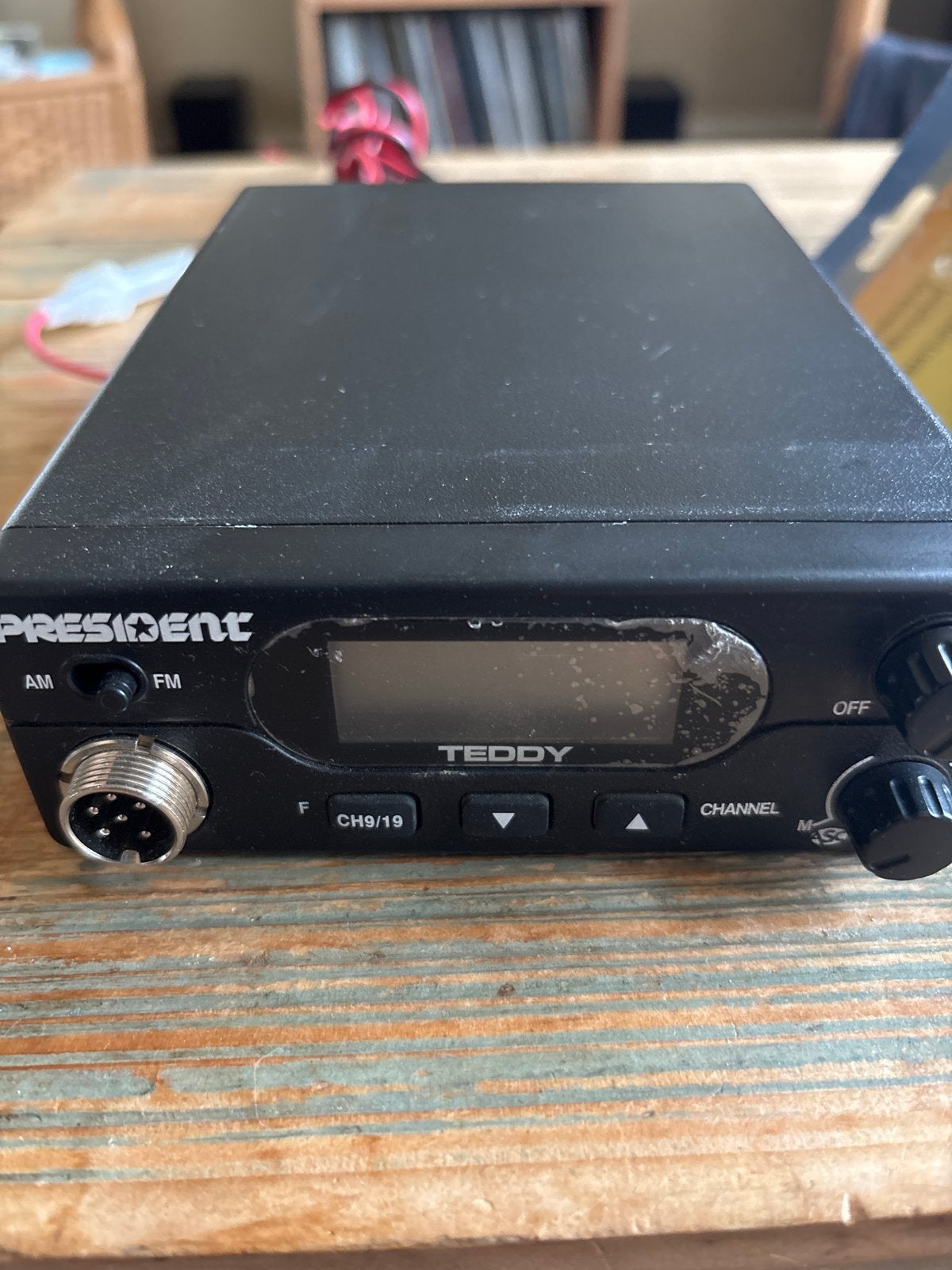 President Teddy CB-radio met Maas Power Mike, Telecommunicatie, Zenders en Ontvangers, Ophalen of Verzenden, Gebruikt, Zender en Ontvanger