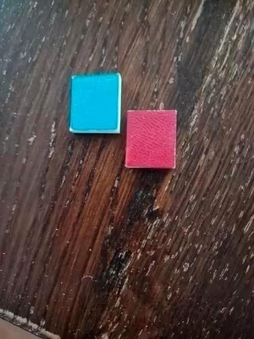 2 mini poppenhuis boekjes - Blauw en Rood, Ophalen of Verzenden, Nieuw