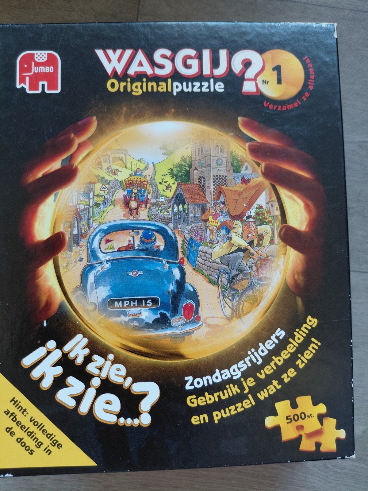 Wasgij? Original Puzzle Nr. 1 Zondagsrijders 500 stukjes, Hobby en Vrije tijd, Denksport en Puzzels, Ophalen of Verzenden
