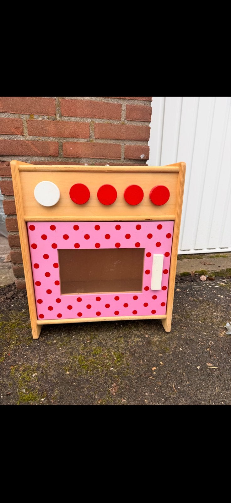 Houten fornuisje hema, Ophalen, Gebruikt