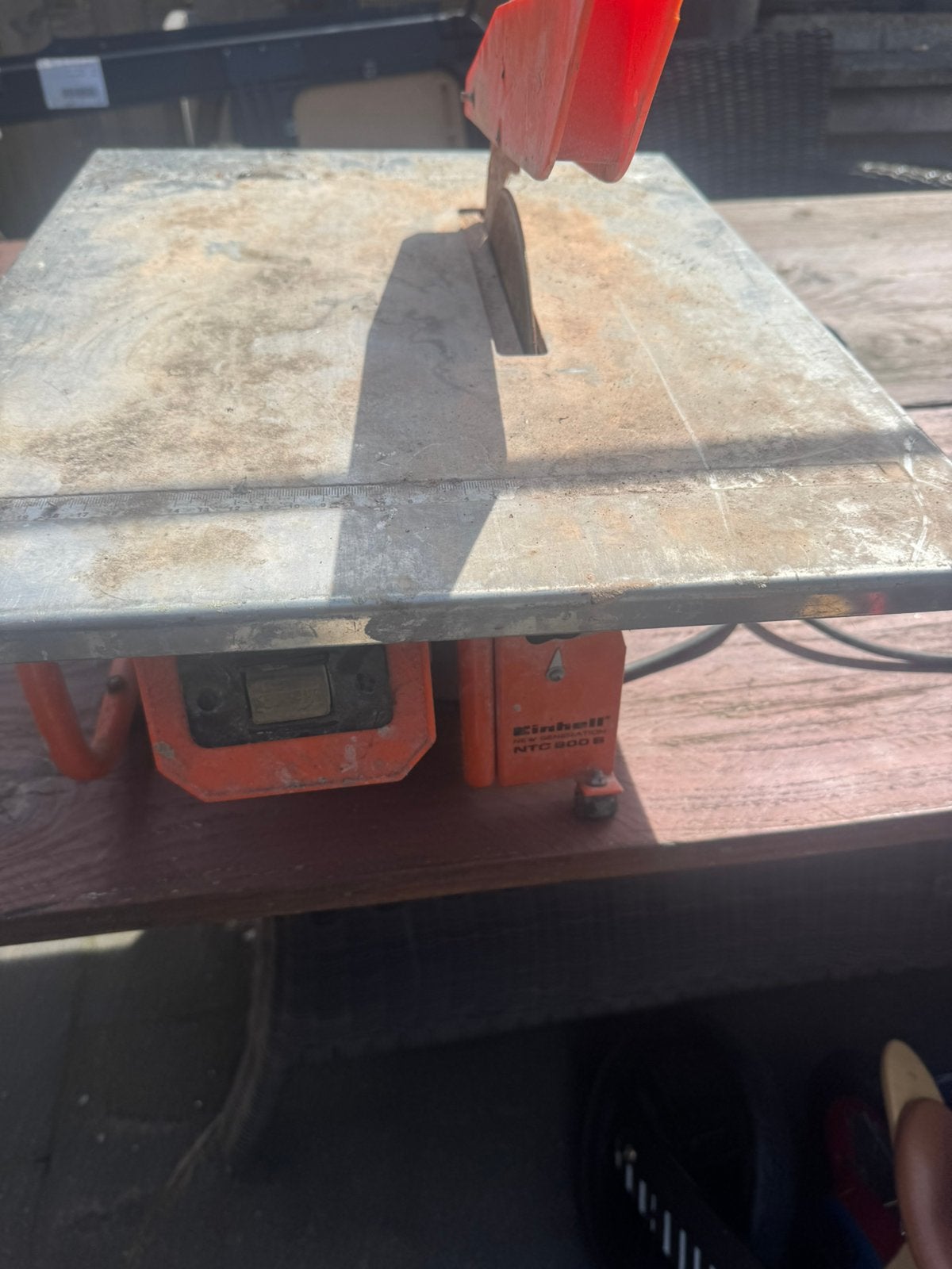Einhell ntc900s tegelzaag, Ophalen, Gebruikt, 600 tot 1200 watt, Overige typen