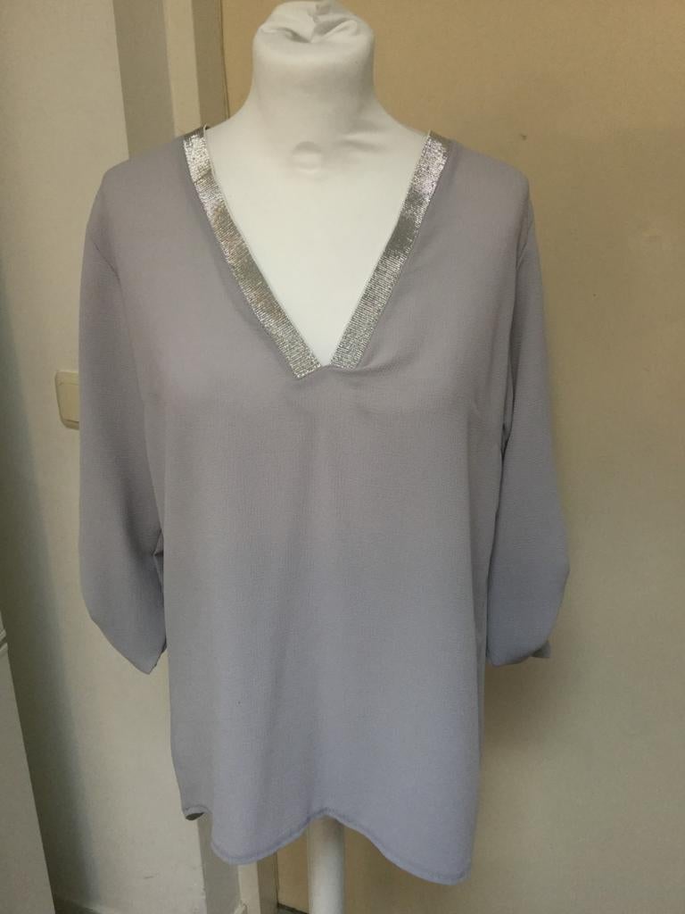 Prachtige top van Ambika maat M met leuk zilv, Kleding | Dames, Tops, Maat 38/40 (M), Ophalen of Verzenden, Zo goed als nieuw