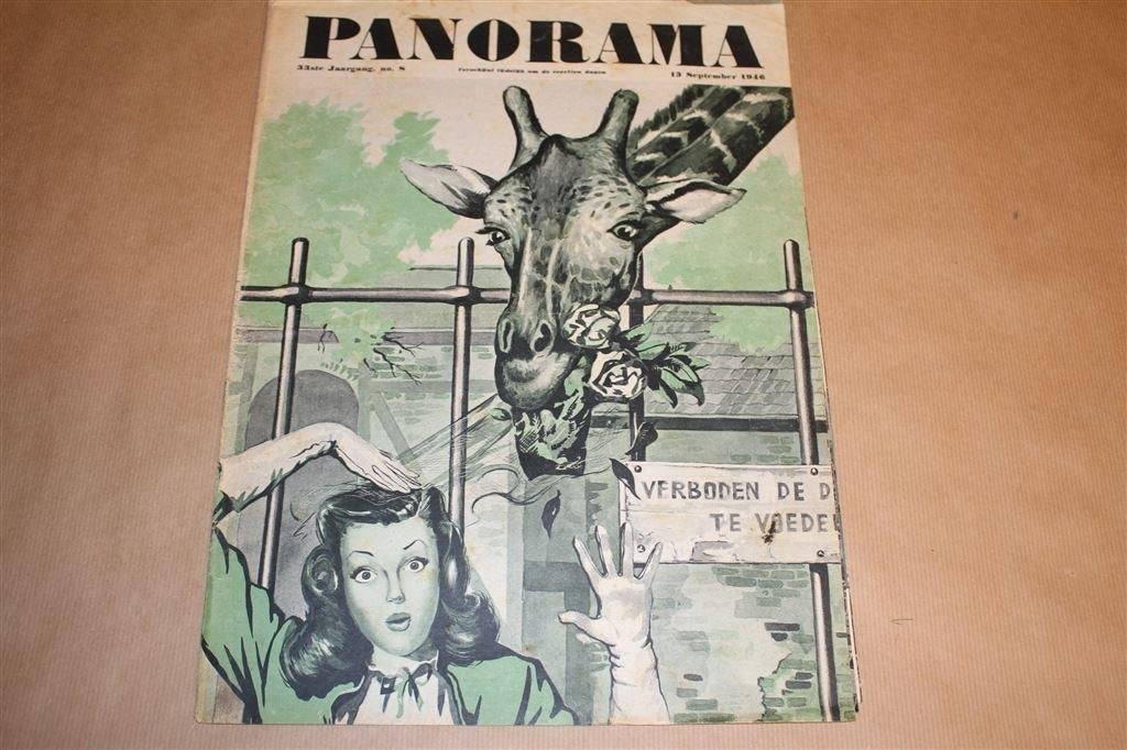 Panorama - No. 8 - 1946 - Met Sjors en Sjimmie, Ophalen of Verzenden, 1940 tot 1960, Knipsel(s)