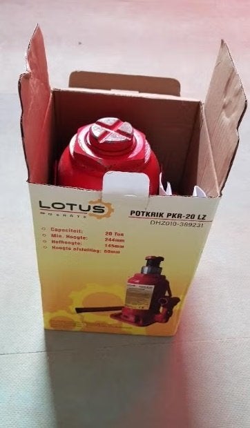 potkrik 20 ton, Ophalen, Zo goed als nieuw, Hydraulisch, Potkrik