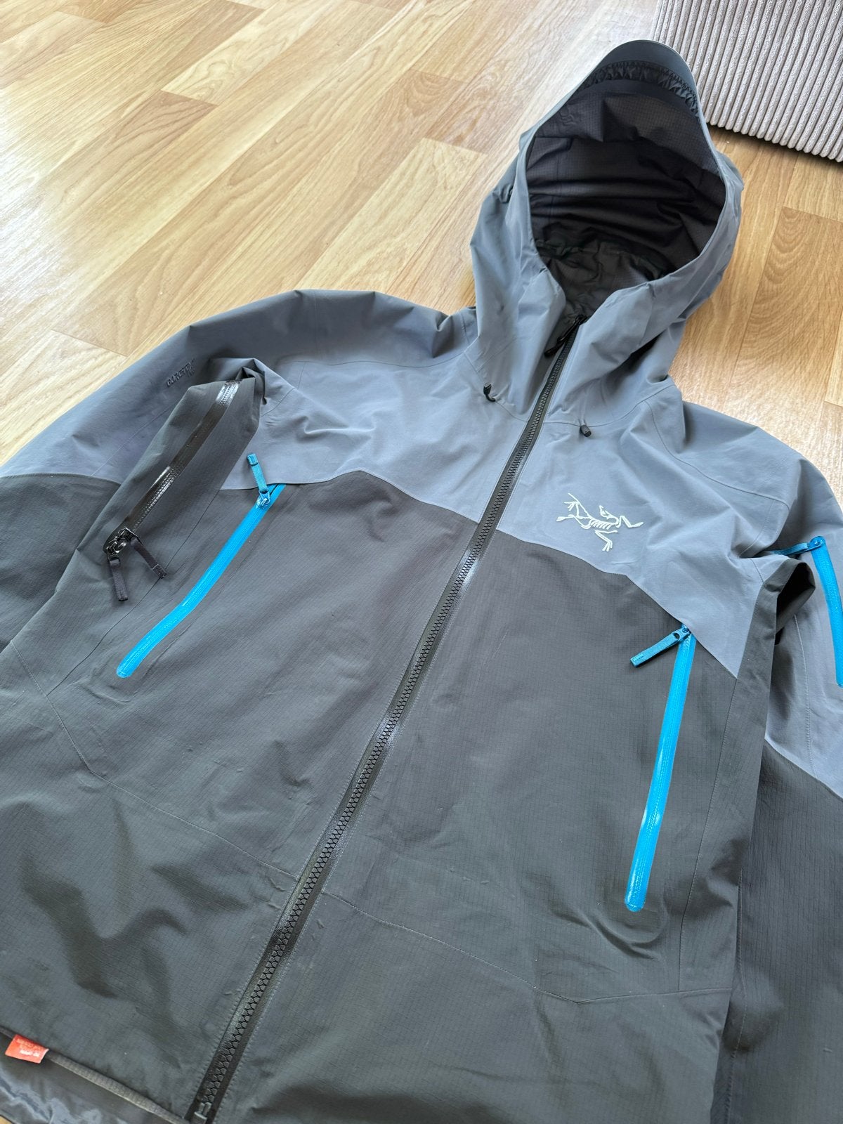 Arc’teryx Rush Jacket Gore-Tex Pro heren S, Ophalen of Verzenden, Gedragen, Maat 46 (S) of kleiner, Grijs