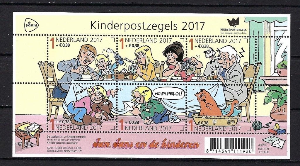 NVPH Blok 3586 (Kinderzegels) Postfris, Postzegels en Munten, Postzegels | Nederland, Ophalen of Verzenden, Na 1940, Postfris