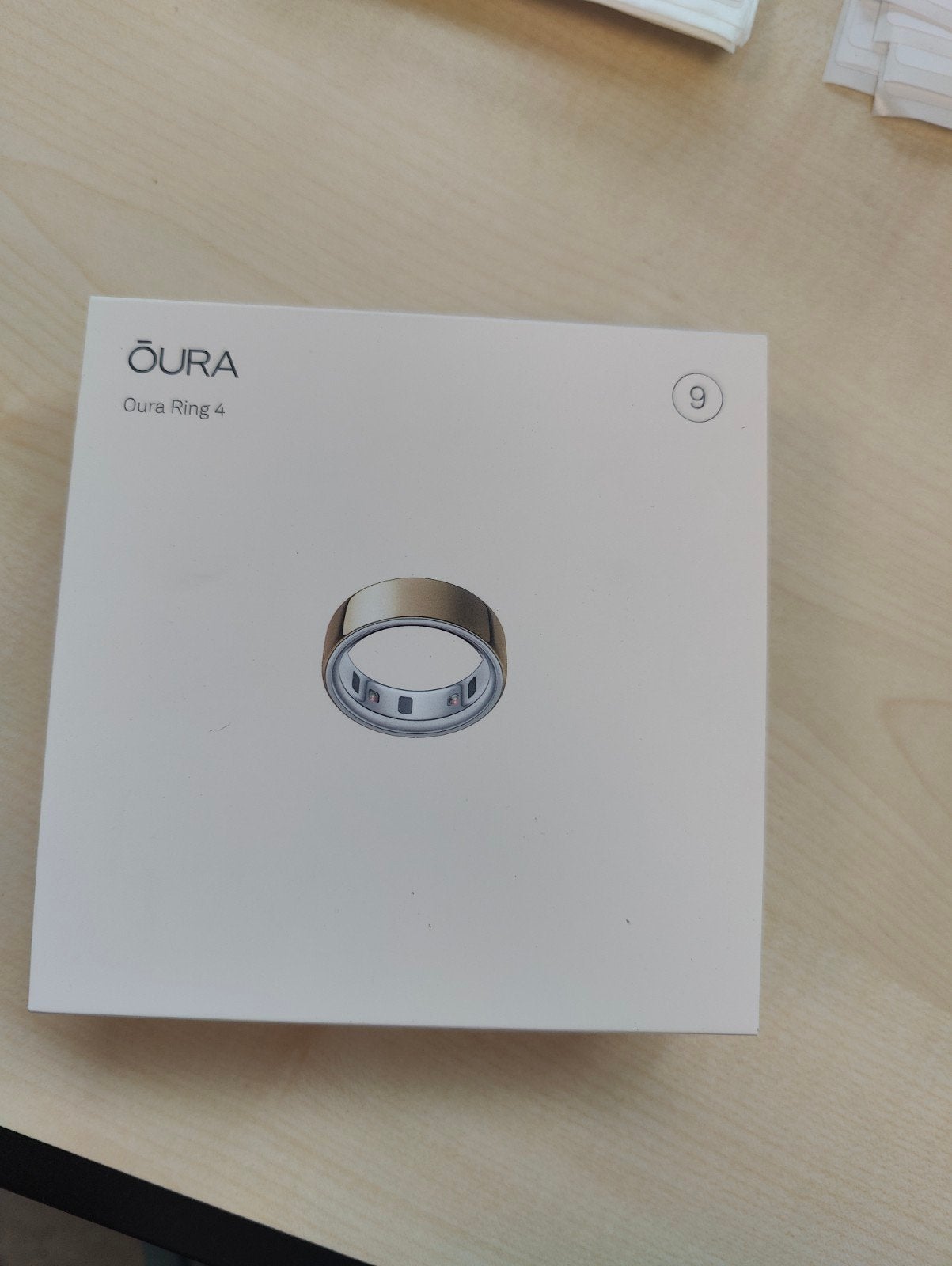 Oura Ring 4 Gold - Maat 9, Overige materialen, 20 of groter, Nieuw, Ophalen of Verzenden