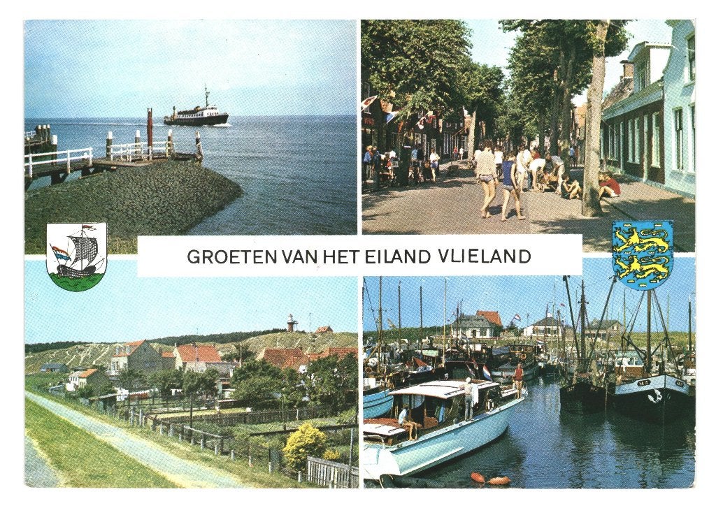 984046 Vlieland 1973 Gelopen met Postzegel Stempel Vlieland, Ophalen of Verzenden, 1960 tot 1980, Waddeneilanden