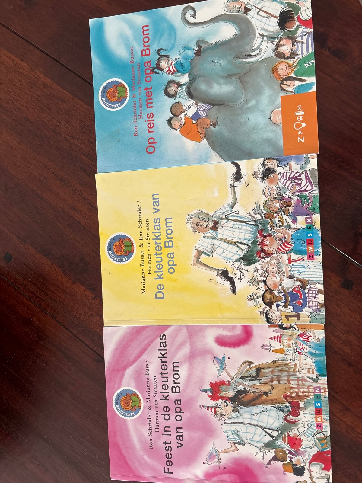 3 Opa Brom leesboeken - Ron Schröder & Marianne Busser, Gelezen, 5 of 6 jaar, Fictie algemeen, Jongen of Meisje