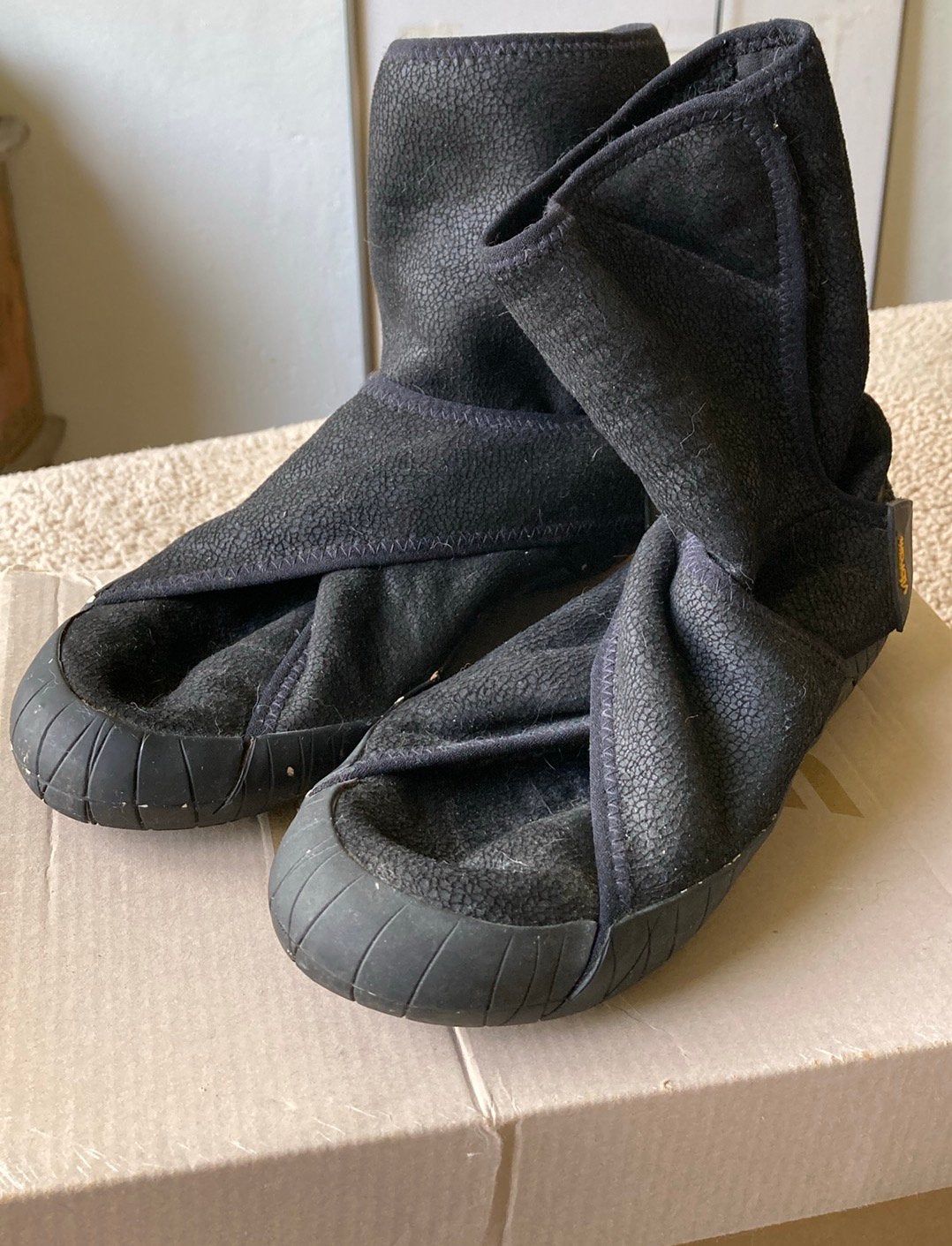 Zwarte Vibram Furoshiki laarsjes maat XS 36/37, Ophalen, Gedragen, Zwart