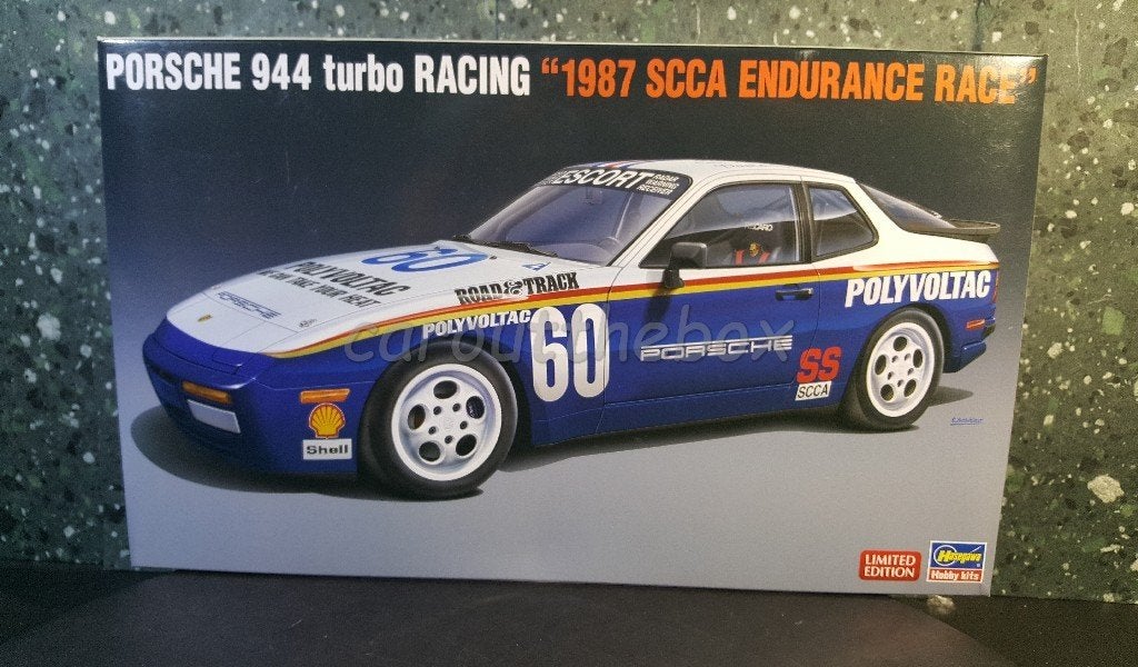 Porsche 944 Turbo Racing POLYVOLTAC 1:24 Hasegawa, Overige merken, Auto, Verzenden, Groter dan 1:32