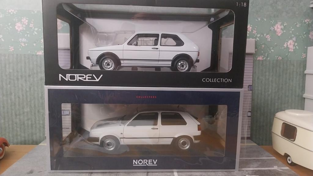 Volkswagen golf mk1 + mk2 wit norev, Ophalen of Verzenden, Nieuw, Auto, Norev