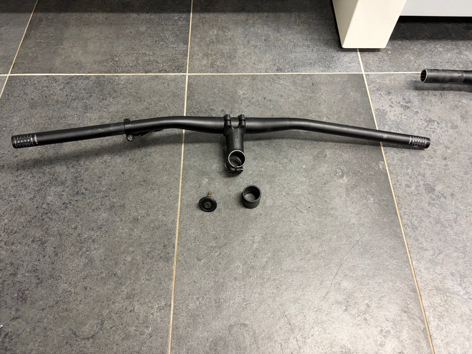 MTB stuur + stem, Fietsen en Brommers, Ophalen of Verzenden, Gebruikt, Stuur, Aluminium