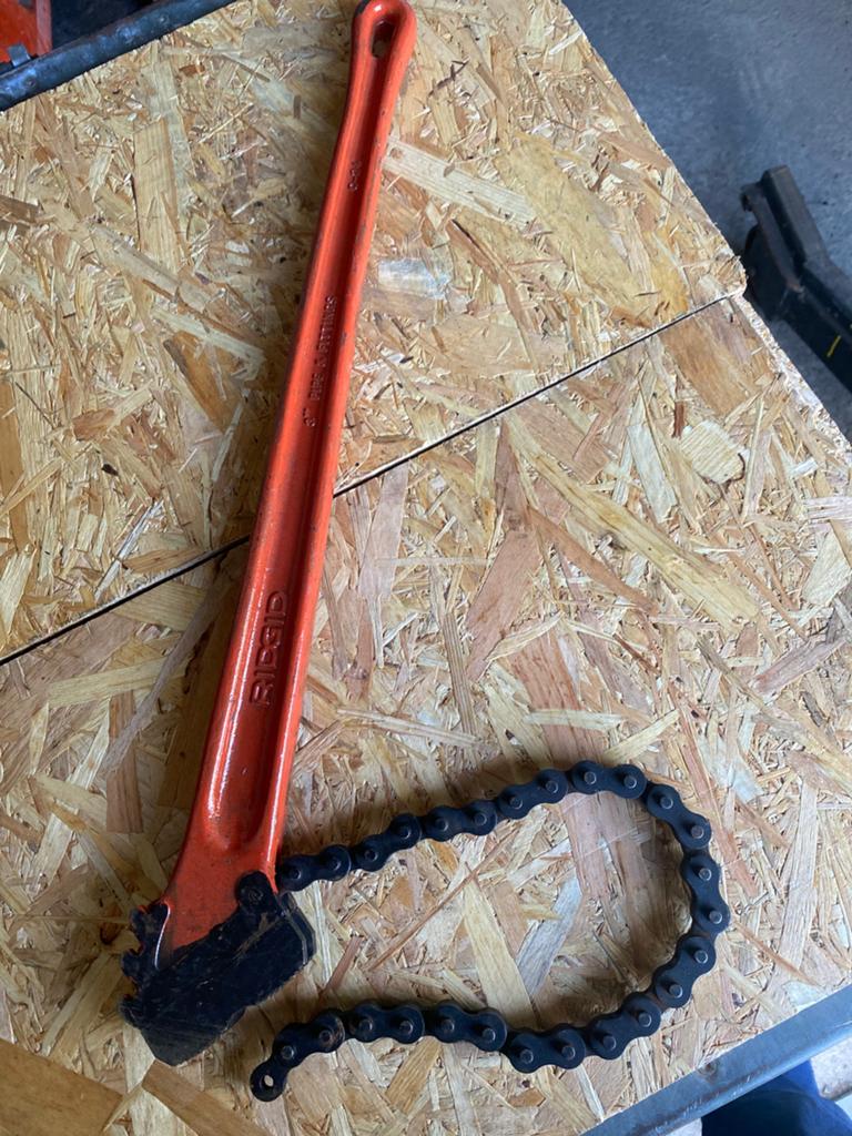 Pijp fitter RIDGID, Ophalen