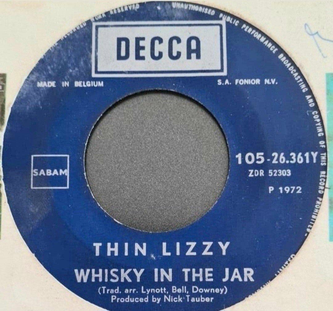 THIN LIZZY - WHISKEY IN THE JAR, Ophalen of Verzenden, Gebruikt