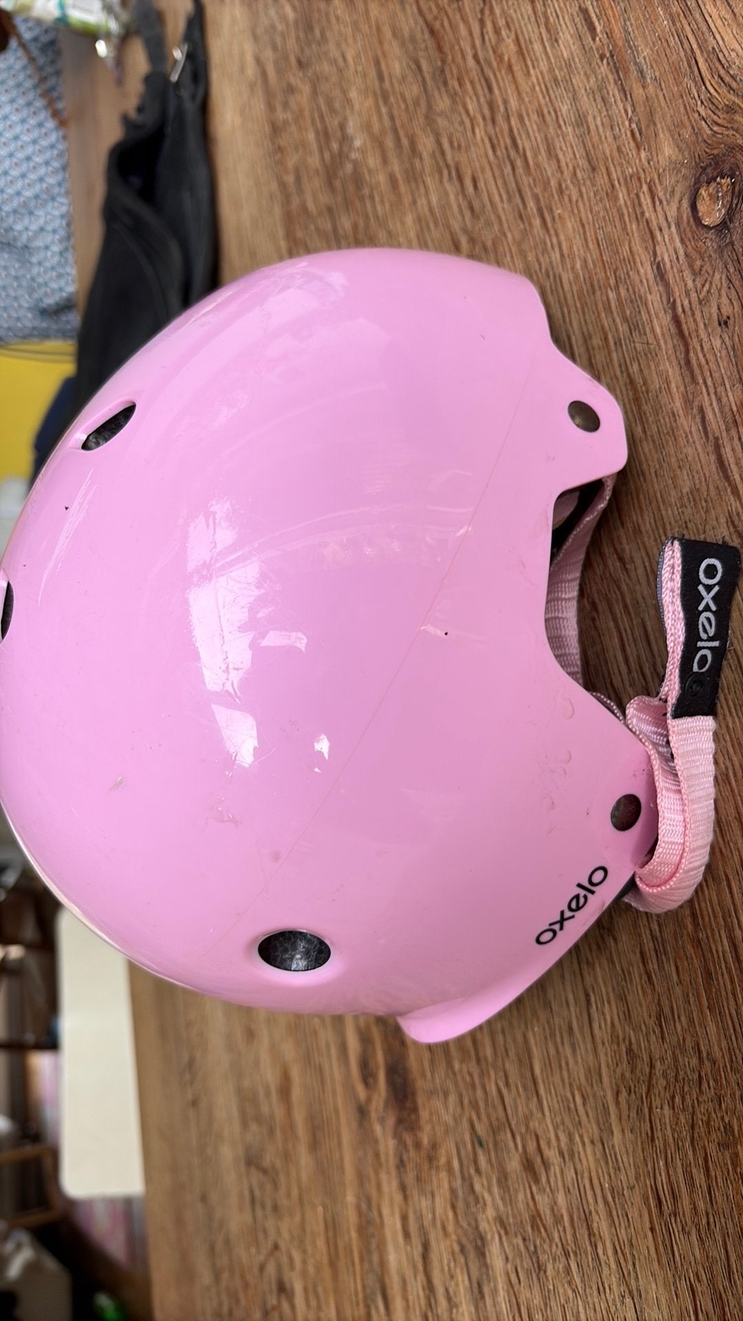 Roze Skatehelm Oxelo, Ophalen, Gebruikt, S, Jongen of Meisje