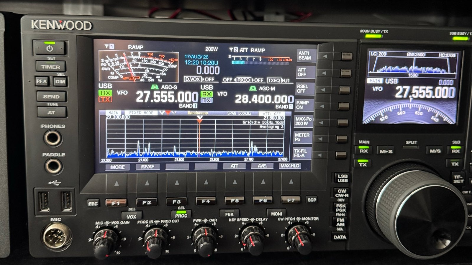 Kenwood TS 990S HF/50MHz Transceiver + TS 990 speaker., Ophalen, Zo goed als nieuw