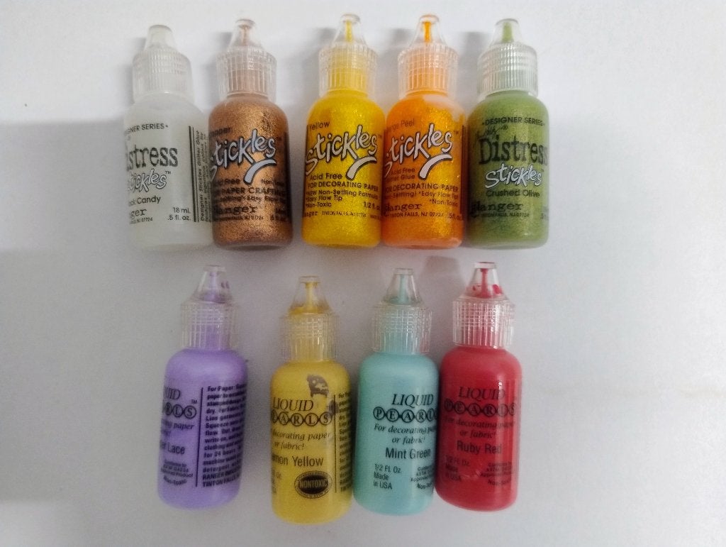 Ranger Stickles, glitterlijm en Pearls, Ophalen of Verzenden, Gebruikt, Overige typen, Overige merken