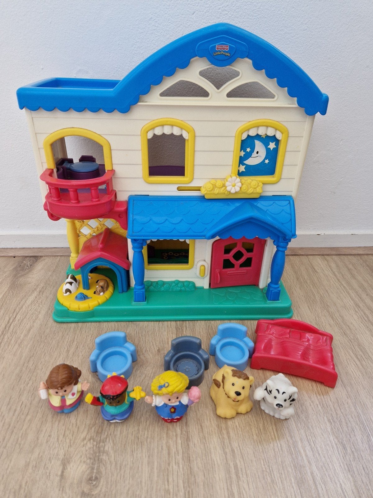 little people huis met poppetjes, Ophalen, Gebruikt, Speelset