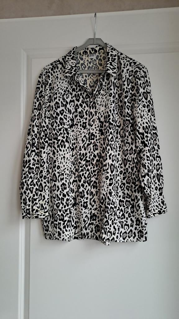 Elegante Saint Tropez blouse - Maat M, Maat 38/40 (M), Zwart, Ophalen of Verzenden, Zo goed als nieuw