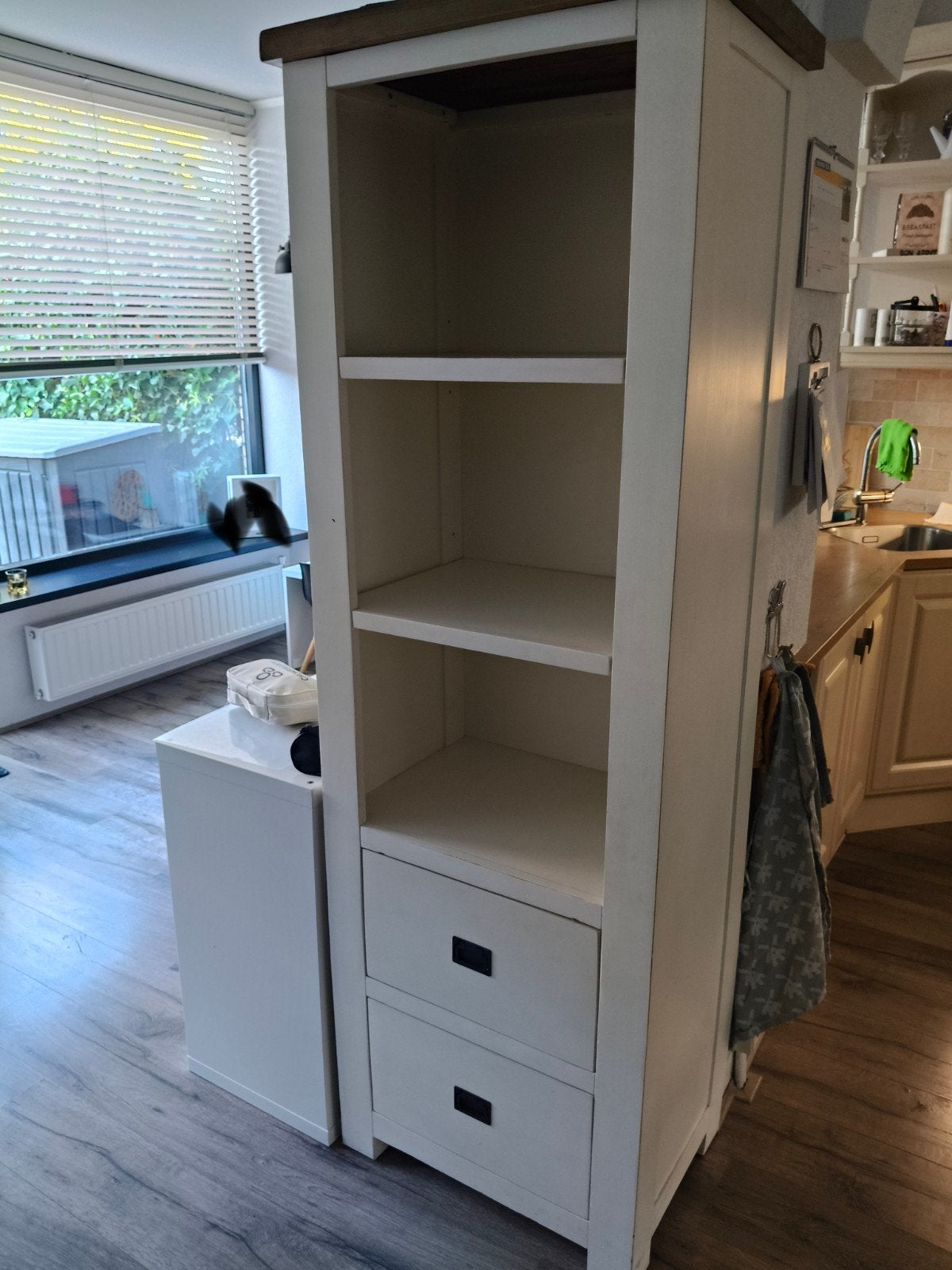 hoge kast, Huis en Inrichting, Ophalen, Gebruikt, 25 tot 50 cm, 50 tot 100 cm
