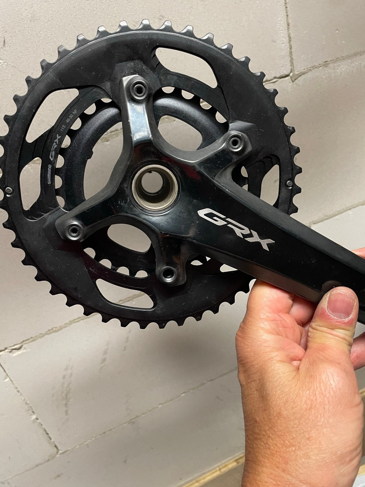 Shimano GRX FC-RX810 Crankstel 11S 46-30T 175mm, Fietsen en Brommers, Fietsonderdelen, Crankstel of Pedalen, Gebruikt, Ophalen of Verzenden