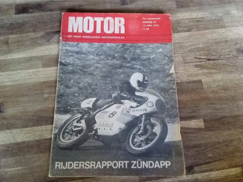 Motor tijdschrift met Zündapp artikel, Ophalen of Verzenden, Gelezen
