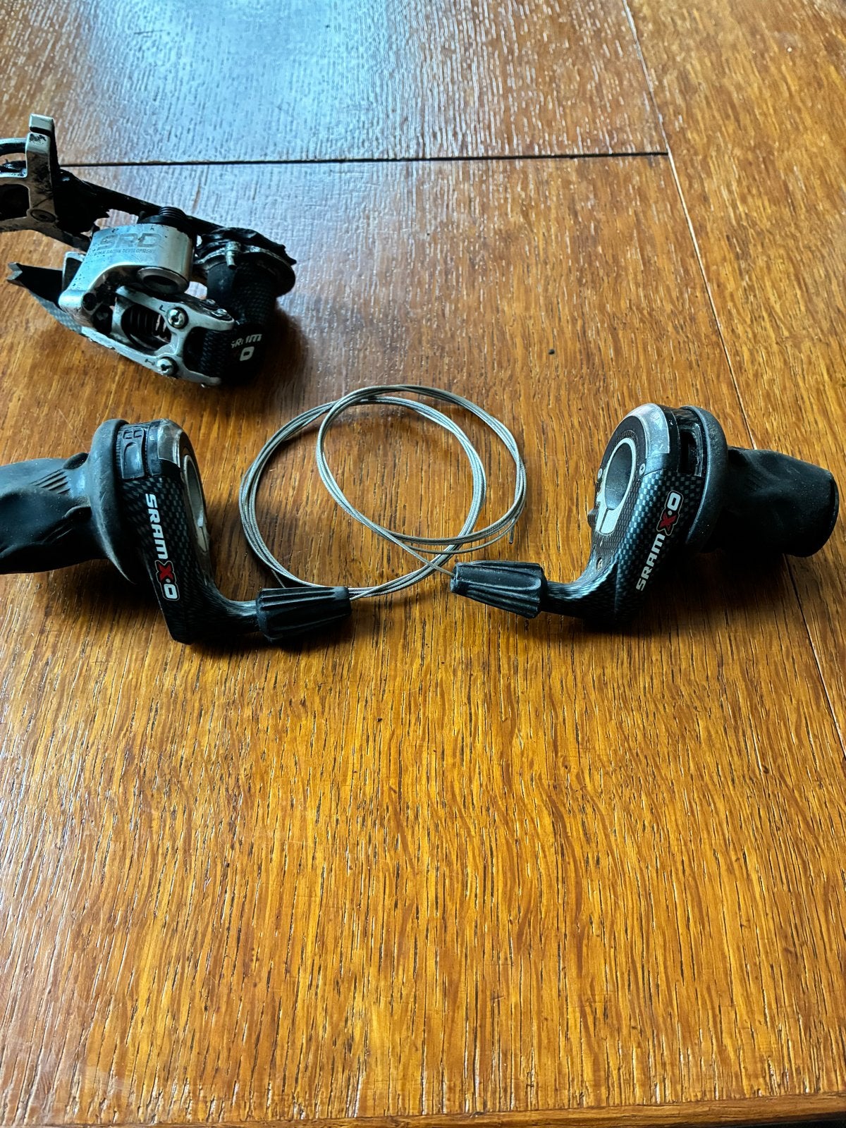 SRAM X0 Derailleur en Shifters, Gebruikt, Ophalen of Verzenden, Derailleur of Ketting, Aluminium
