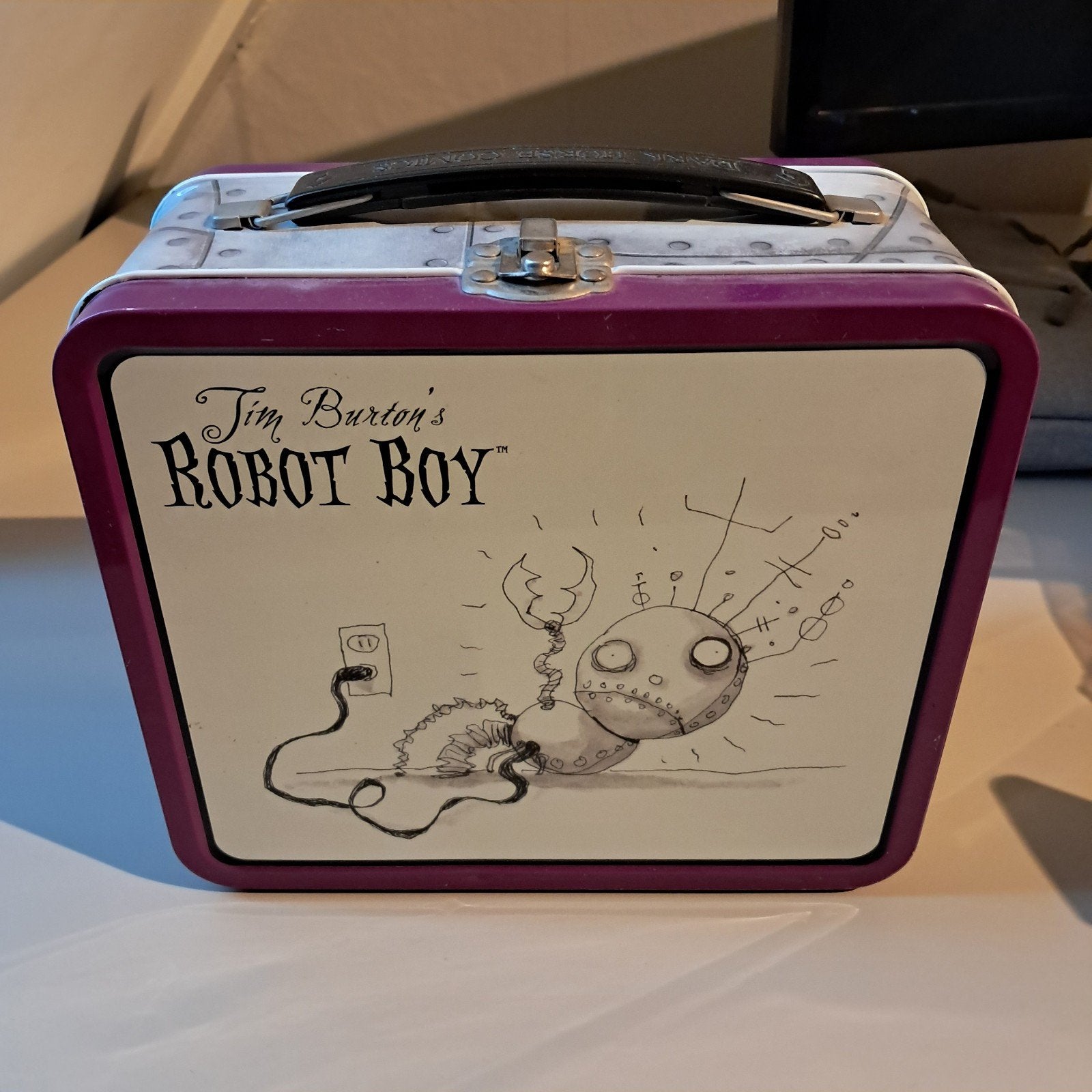 Blikken koffer Tim Burton Robot Boy, Ophalen of Verzenden, Gebruikt, Overige, Overige merken