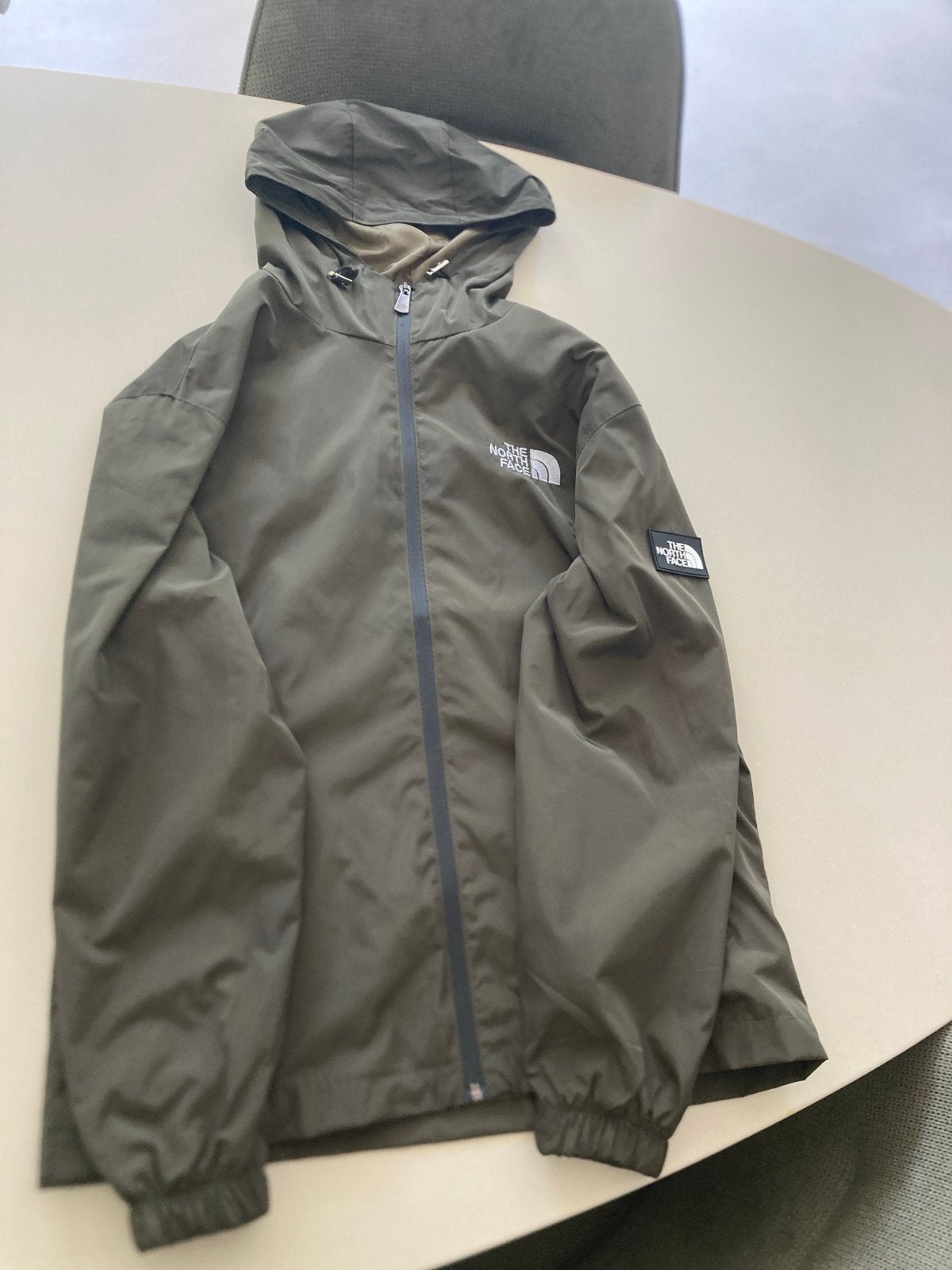 The North Face Windbreaker Jas - Maat S, Ophalen of Verzenden, Zo goed als nieuw, Maat 36 (S), Groen