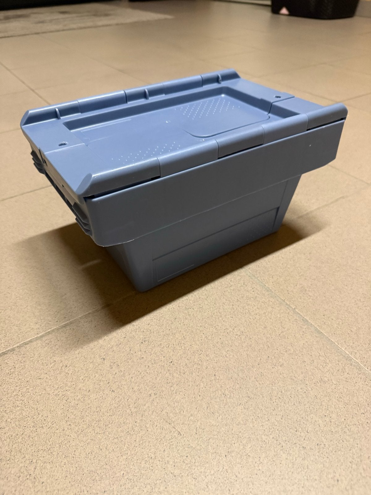 Distributiebak met klepdeksel, afsluitbaar, 20x30.5x15cm, Minder dan 50 cm, Ophalen of Verzenden, Zo goed als nieuw, Minder dan 40 cm