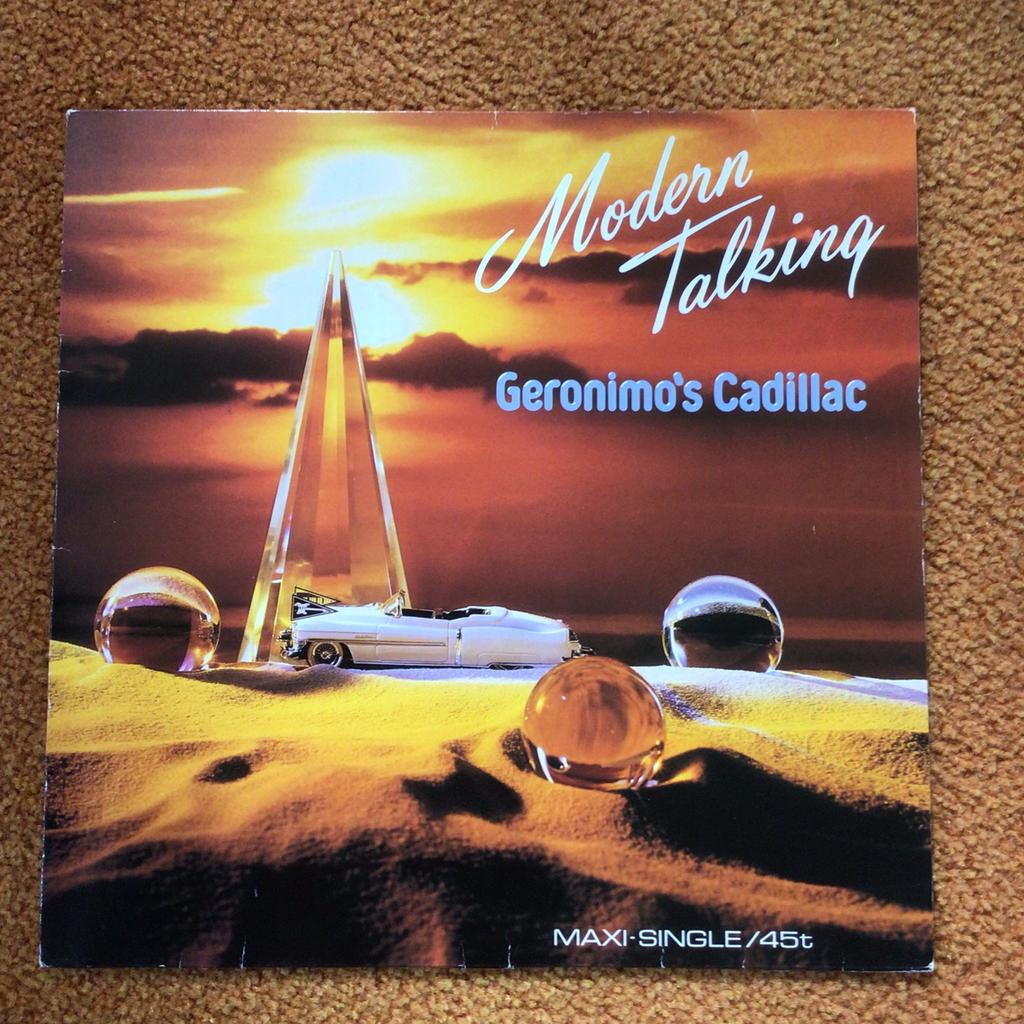12 inch maxi single - Modern Talking - Geronimo’s Cadillac, Cd's en Dvd's, Vinyl | Pop, Ophalen of Verzenden
