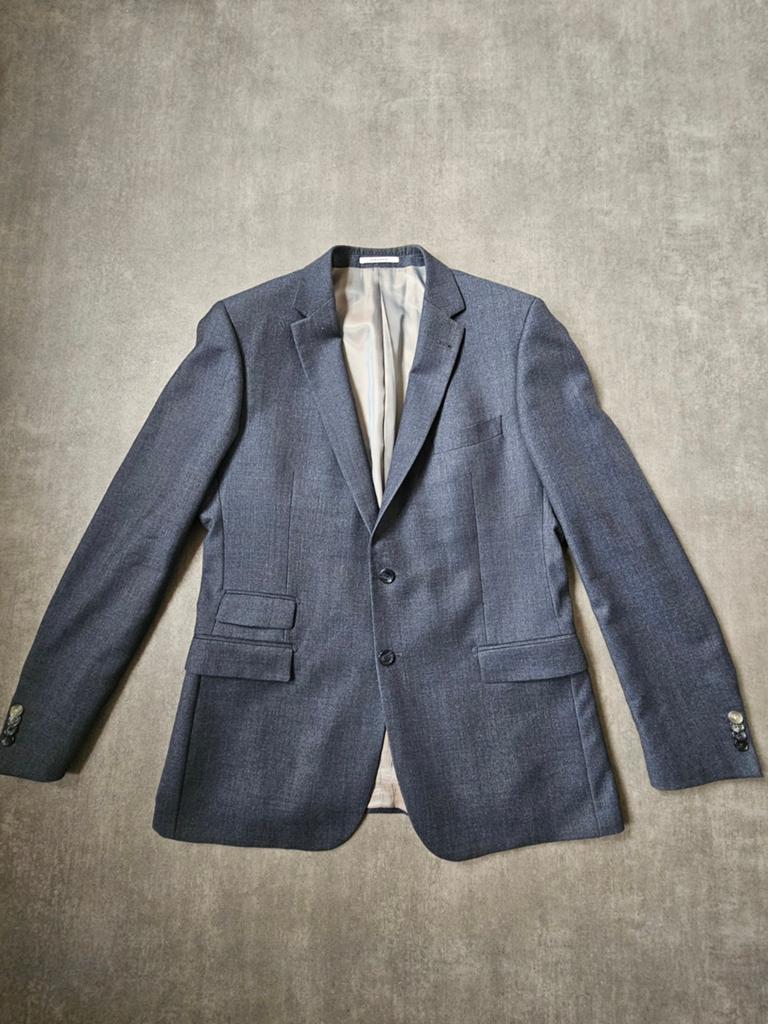 Blauwe colbert, Van Gils, maat 54, Kleding | Heren, Maat 52/54 (L), Blauw, Zo goed als nieuw, Van Gils