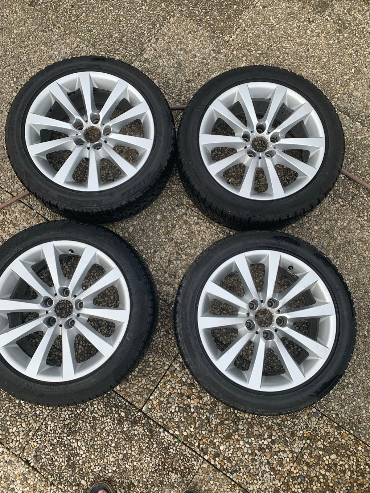 BMW Velgen Winterbanden - style 328 (5,2-6,0 mm), Ophalen, 18 inch, Banden en Velgen, Winterbanden